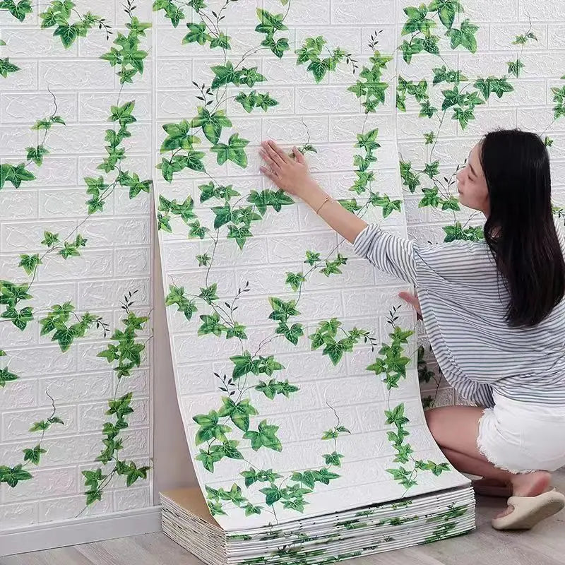 Brick 3D Wall Sticker Foam Self Adhesive