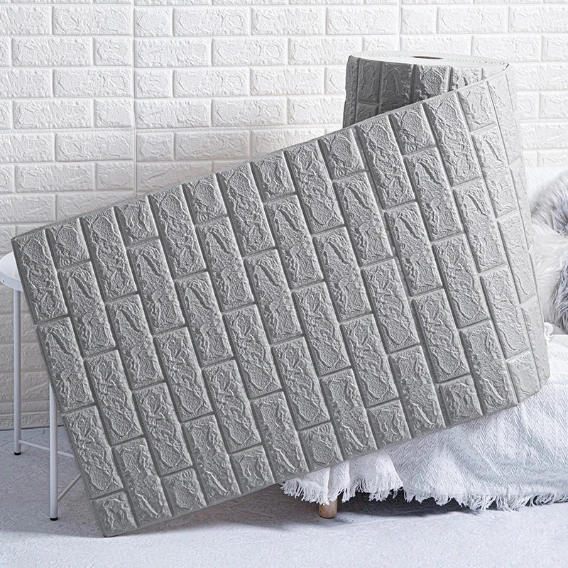 Brick 3D Wall Sticker Foam Self Adhesive