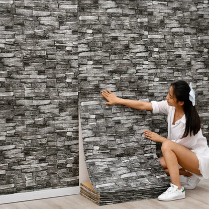 Brick 3D Wall Sticker Foam Self Adhesive