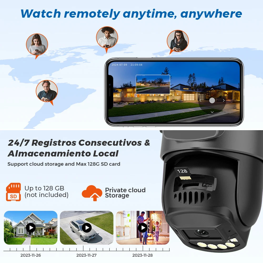 Camera Outdoor Audio Video Surveillance