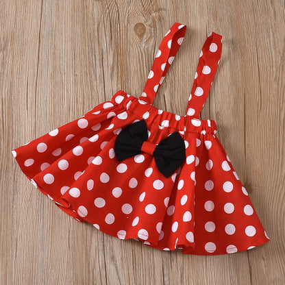 1-5 Years Minnie Cosplay Dress with Headband