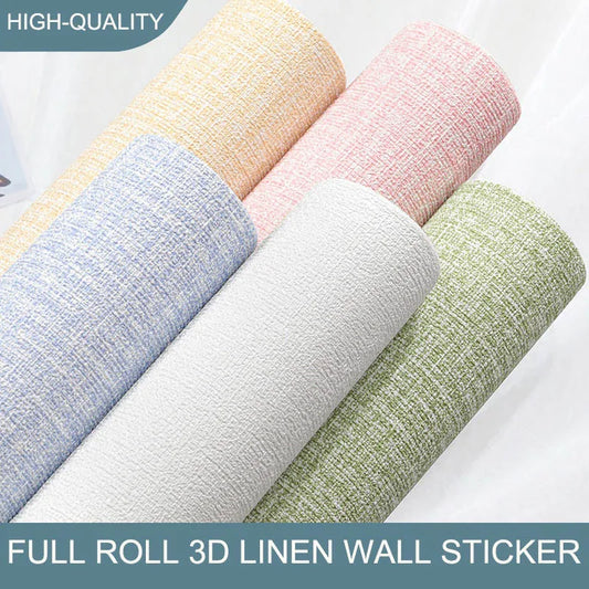 Linen 3D Foam Self-adhesive