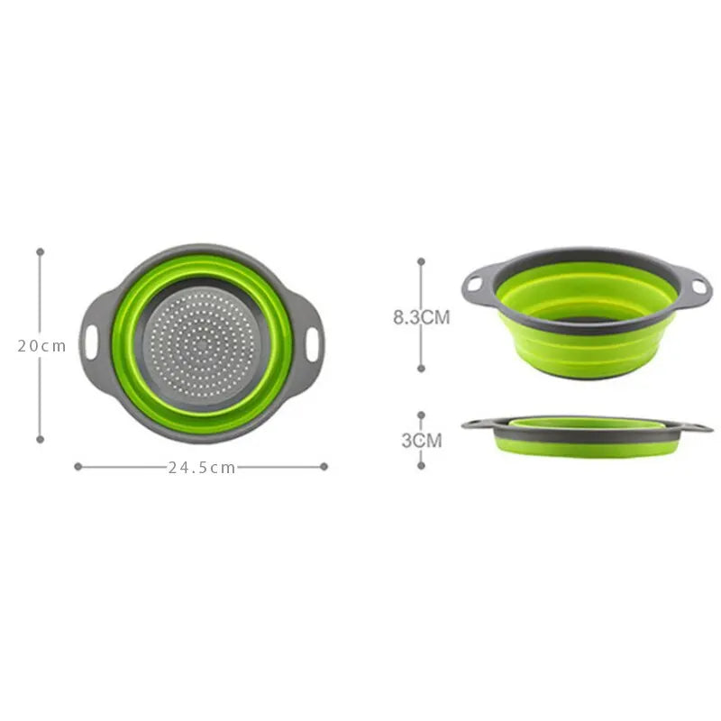 Collapsible Silicone Strainer
