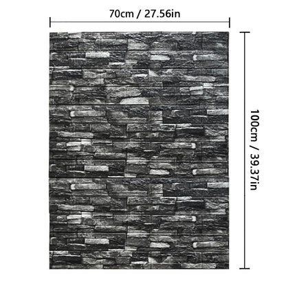 Brick 3D Wall Sticker Foam Self Adhesive