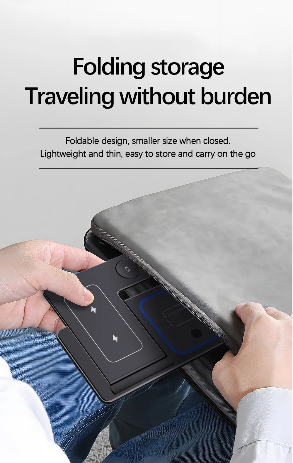 LED Fast Wireless Charger Stand 3 in 1