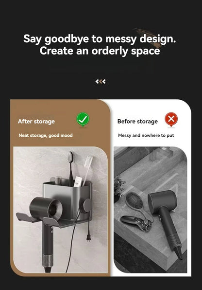 Hair Dryer Storage Rack