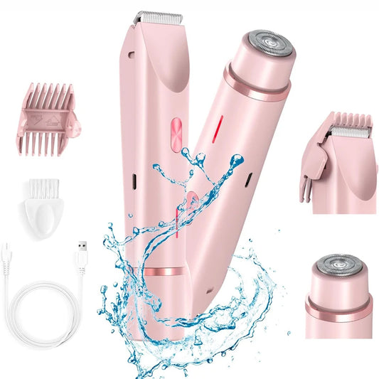 Electric Razor Woman