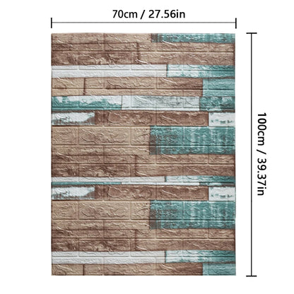 Brick 3D Wall Sticker Foam Self Adhesive