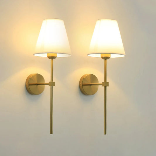 American fabric wall lamp