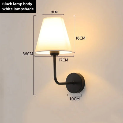 American fabric wall lamp
