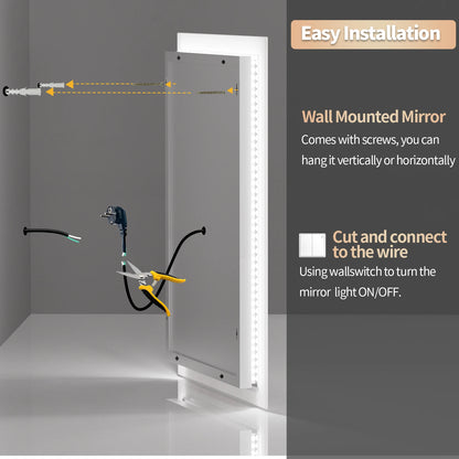 LED Lighted Bathroom Mirror