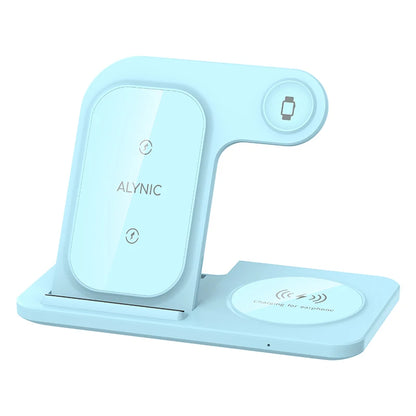 LED Fast Wireless Charger Stand 3 in 1