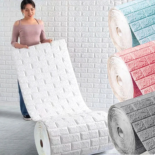 Brick 3D Wall Sticker Foam Self Adhesive