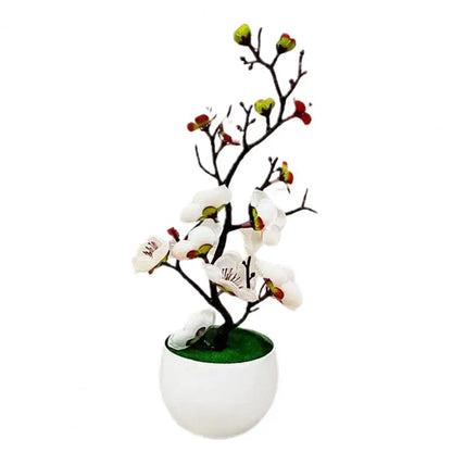 Bonsai Silk Flowers Blossoms Artificial Plant