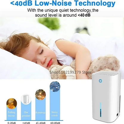 Portable Dehumidifier With Basic Air Filter