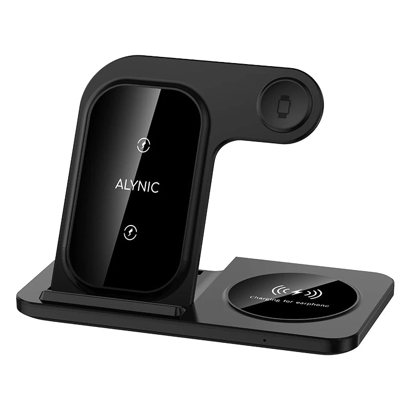 LED Fast Wireless Charger Stand 3 in 1