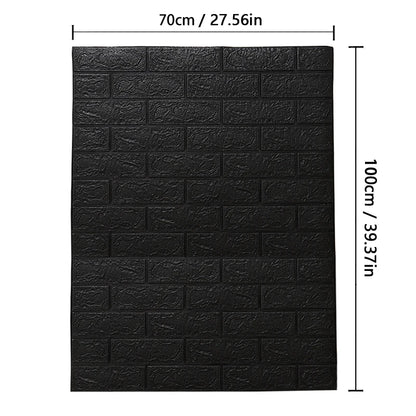 Brick 3D Wall Sticker Foam Self Adhesive