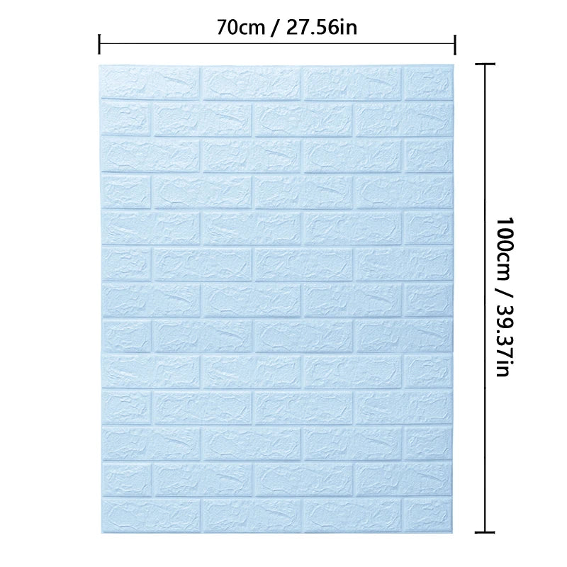 Brick 3D Wall Sticker Foam Self Adhesive