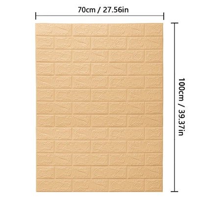 Brick 3D Wall Sticker Foam Self Adhesive