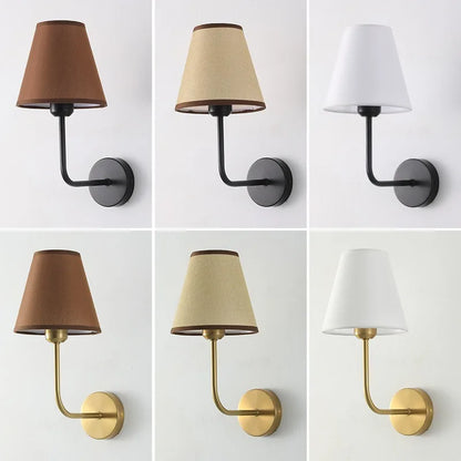 American fabric wall lamp