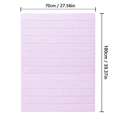 Brick 3D Wall Sticker Foam Self Adhesive